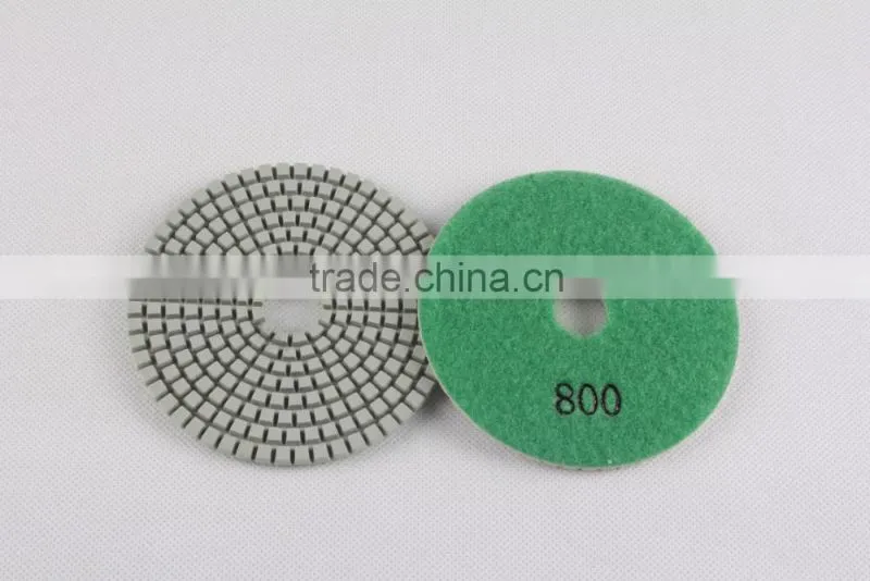 New engineered 7 step white resin Polishing Pads