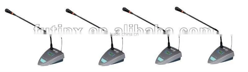 OK-8004 UHF/PLL 4 Channel Receiver with Wireless Clip