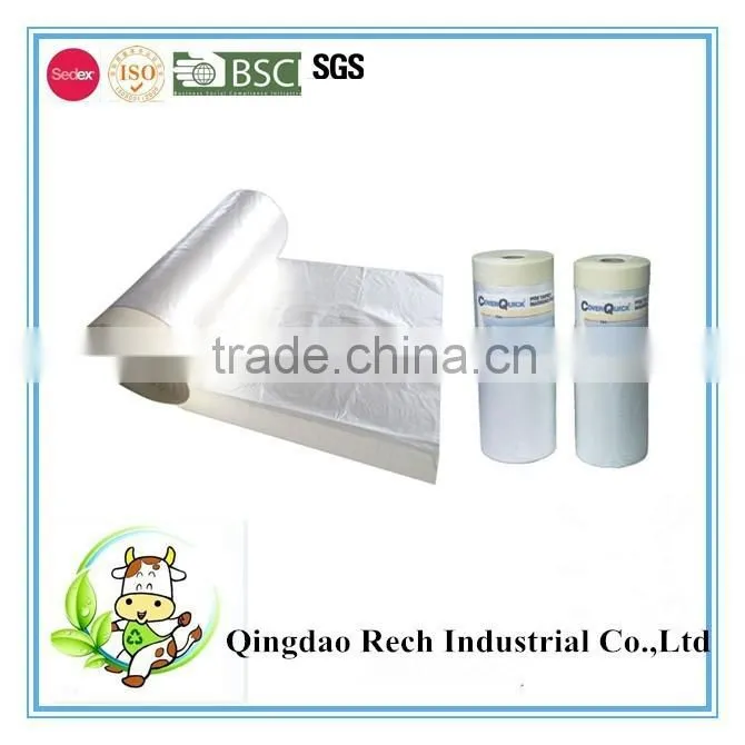 auto paint plastic masking film