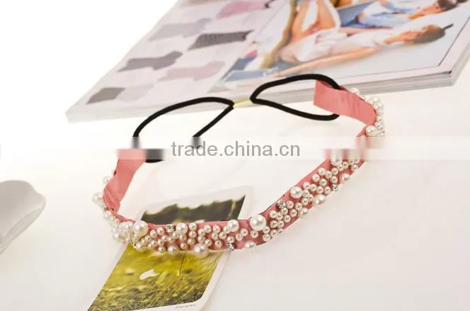 wedding bridal crystal pearl wedding headband