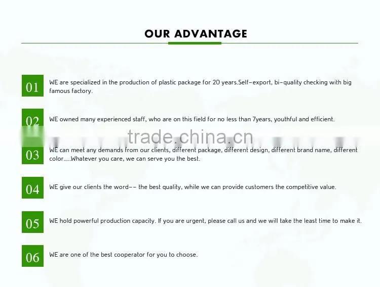 opp lamination plastic bags for rice packaging