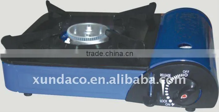 Piezo-electric ignition portable gas stove with CE