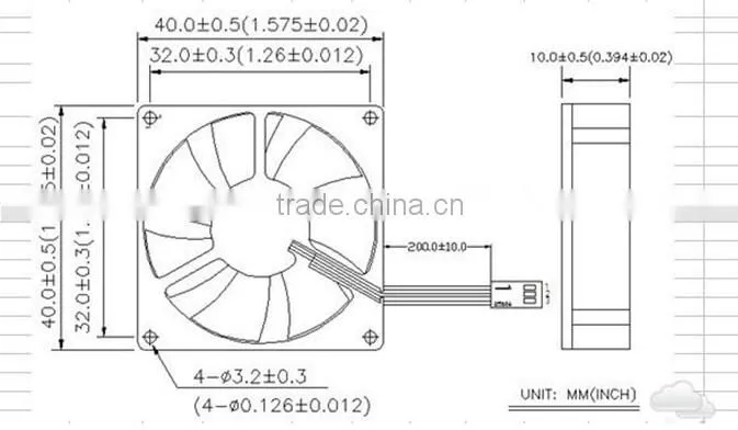 4010 series Cooling Fan