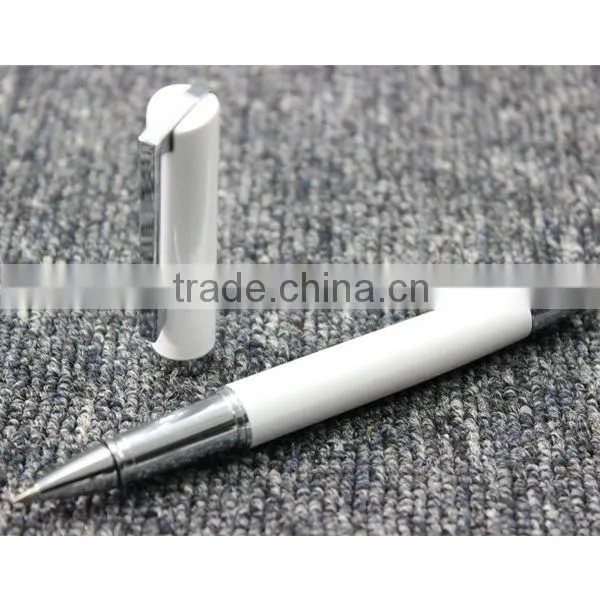 New style pearl white color promotion pen