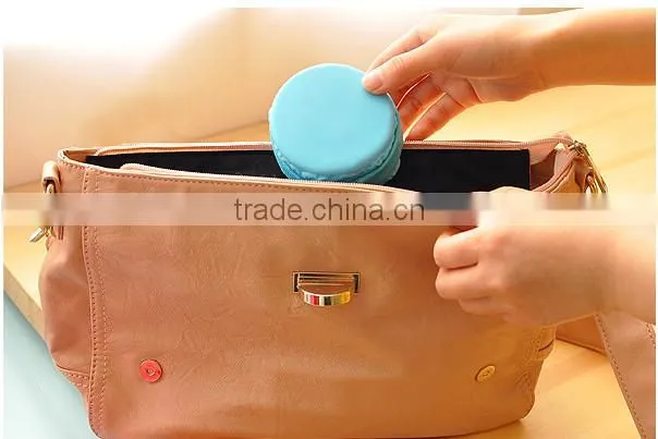 High quality Macaron Cake Shape Silicone Waterproof Coin Purses