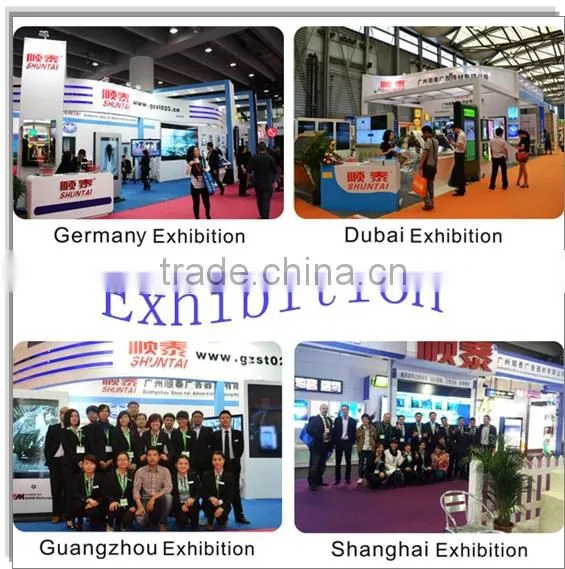 Transparent crystal backlit led light box advertising