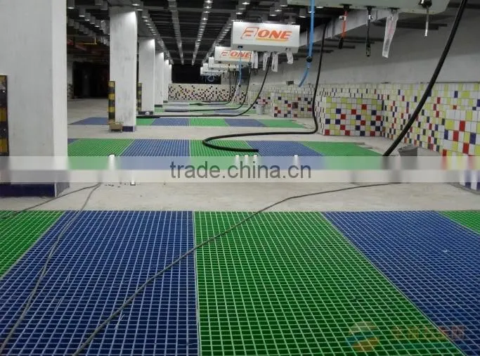 FRP/GRP fiberglass pultrusion grating (ISO 9001:2008 manufacturer)