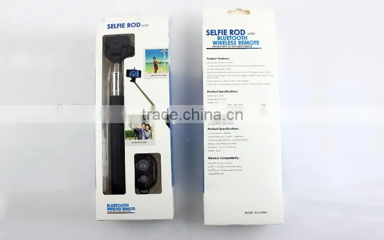 2016 new products bluetooth monopod multifunction selfie stick handheld stick wireless monopod selfie stick with remote