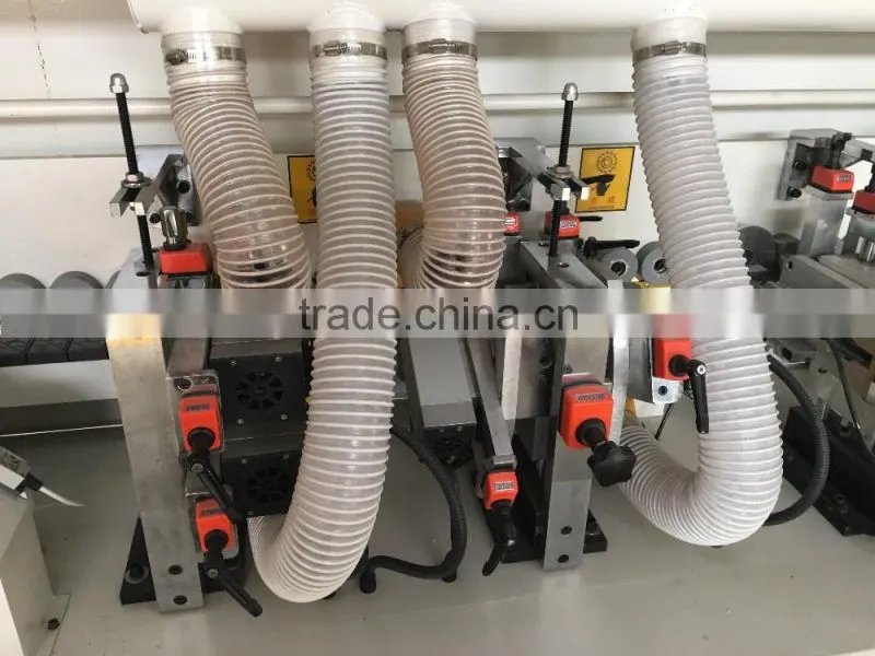 KC307DT touch screen full automatic edge banding machine with rough trimming fine trimming/ edge banding plywood