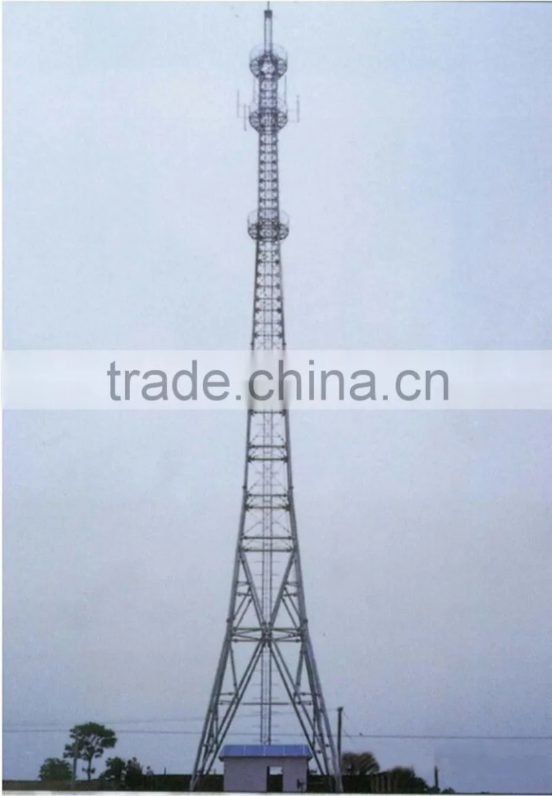 Self supporting GSM antenna telecommunication towers
