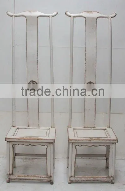 White antique high chair
