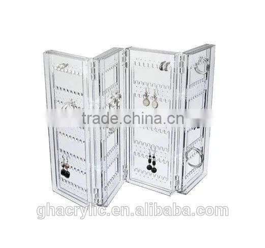 GH-RZ351 Shenzhen Guihe factory Rotating display showcase/stand for earring