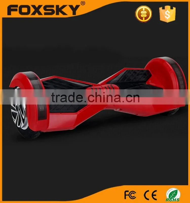 China supplier factory bluetooth music electric scooter, self balancing electric scooter