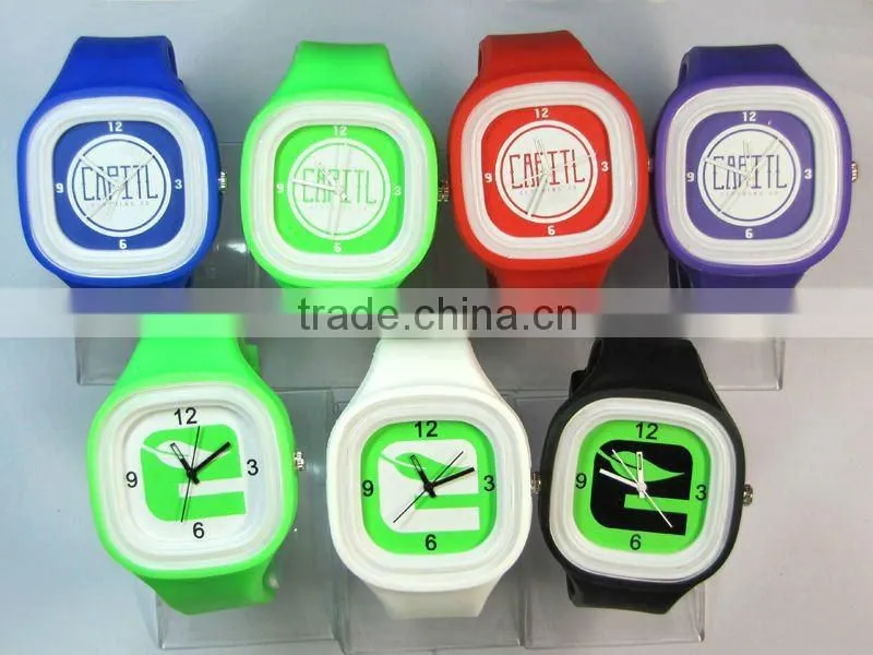 colorful energy silicone waterproof anion watch