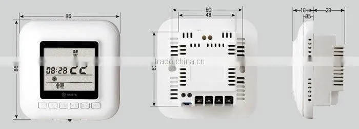 T809 series LCD display intelligent thermostat