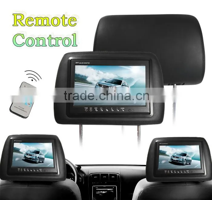 New and Hot Remote Control 9 Inch Headrest TFT LCD Monitor