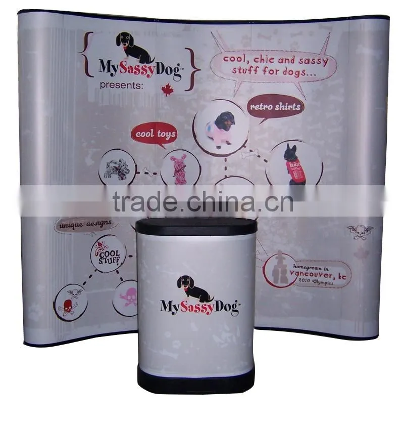 Hot Sale! Aluminium Pop Up Table, Trade Show Counter, Promotional Pop Up Display Counter