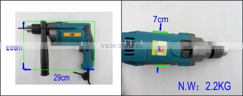 zhejiang power tools manufacturer supplied Makta style 720W electric impact drill
