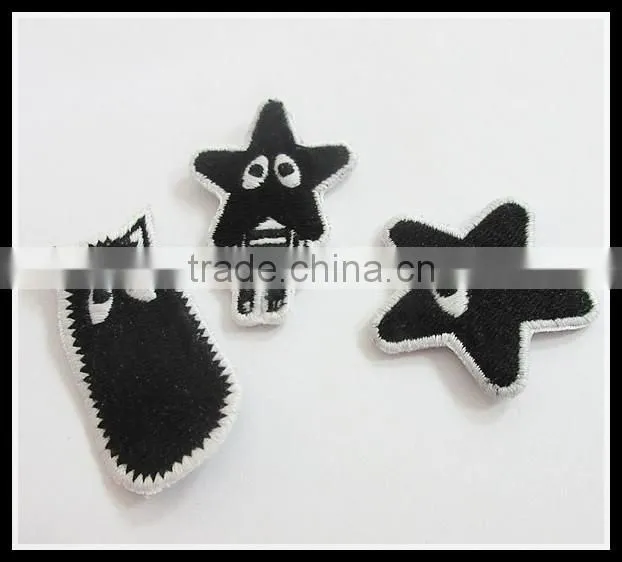 custom woven logo badge patch for uniform apparel