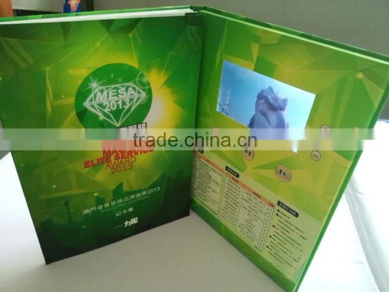 4.3 Inch Lcd TFT Screen player video Greeting Card