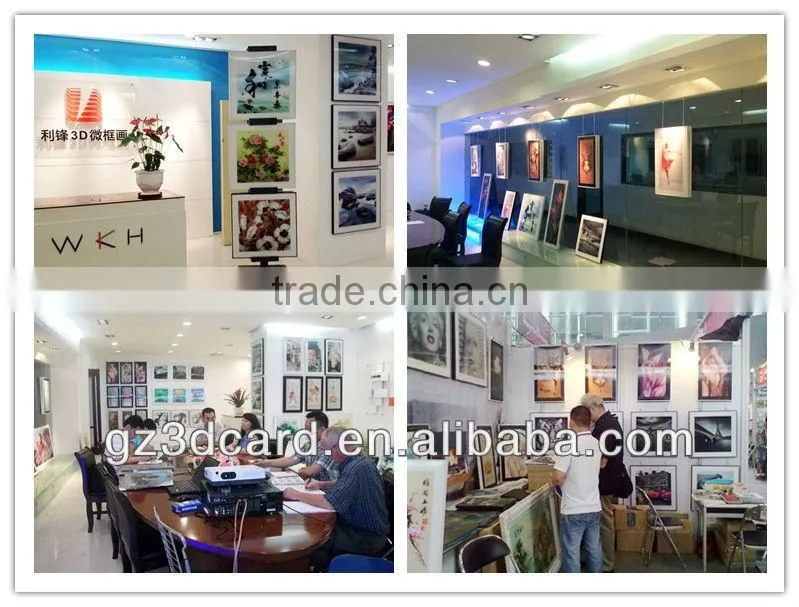 2013 hot customize lenticular 3D table mats of animal