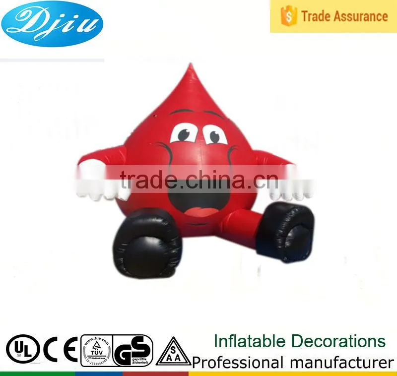 DJ-GG-111 New 10ft led outdoor inflatable mascot advertising 3m smart board