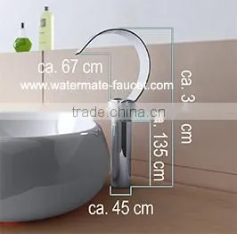 double handle bathroom waterfall faucet wasserfall wasserhahn