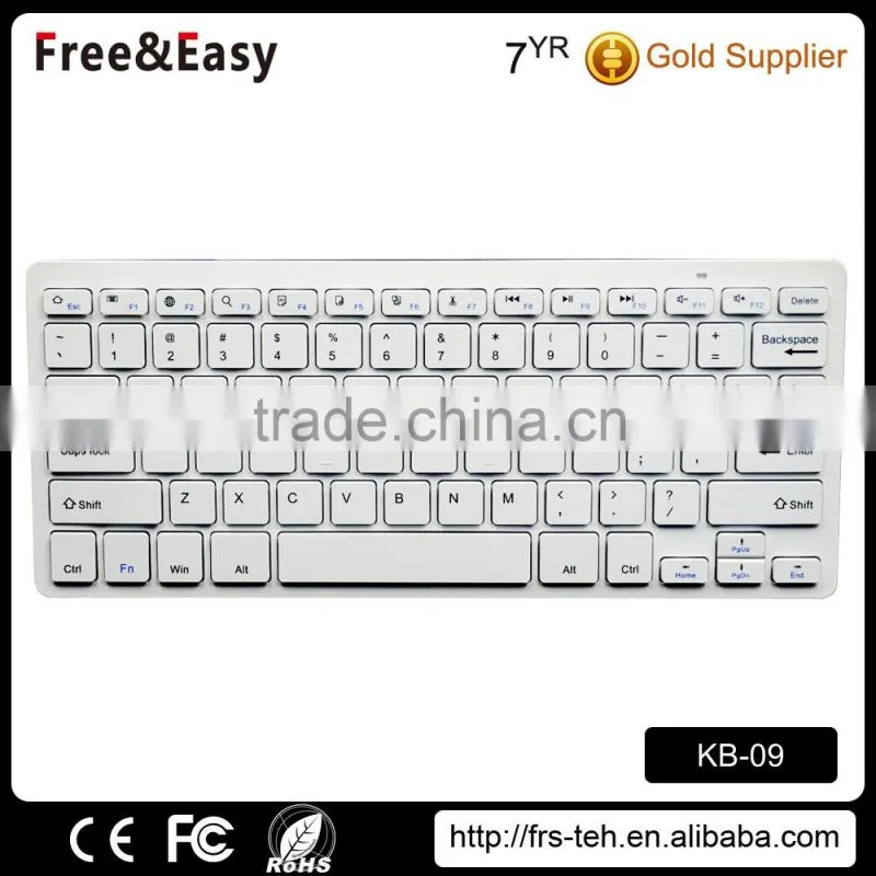 Super slim mini 78 keys bluetooth computer keyboard