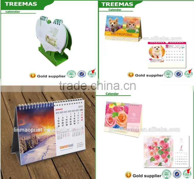 High quality custom design calendar printing/ islamic hijri calendar fragrance