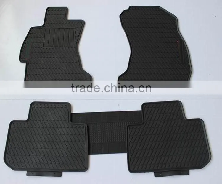 Hot Sale Custom Fit Full Set Position 3D Rubber PVC Auto Car Floor Mats For SUBARU