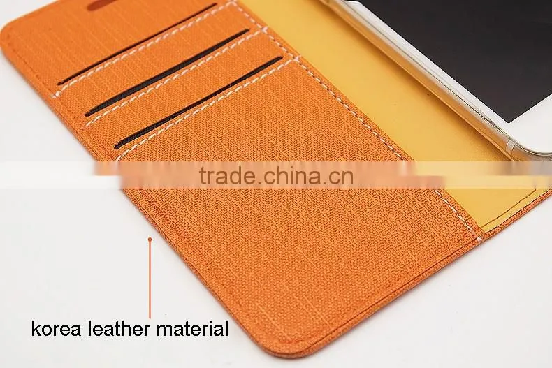 Card Holder+Wallet Plain Colorful Leather Flip Case For Huawei Ascend G700