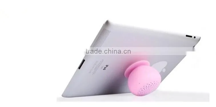 Mini silicone bluetooth wireless rainbow mushroom speaker
