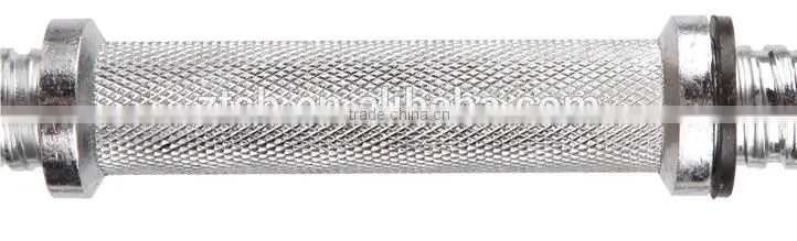dumbbell bar with hand knurls