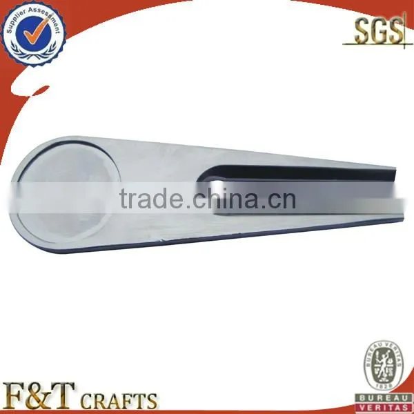 Promotional metal golf money clip and ball marker