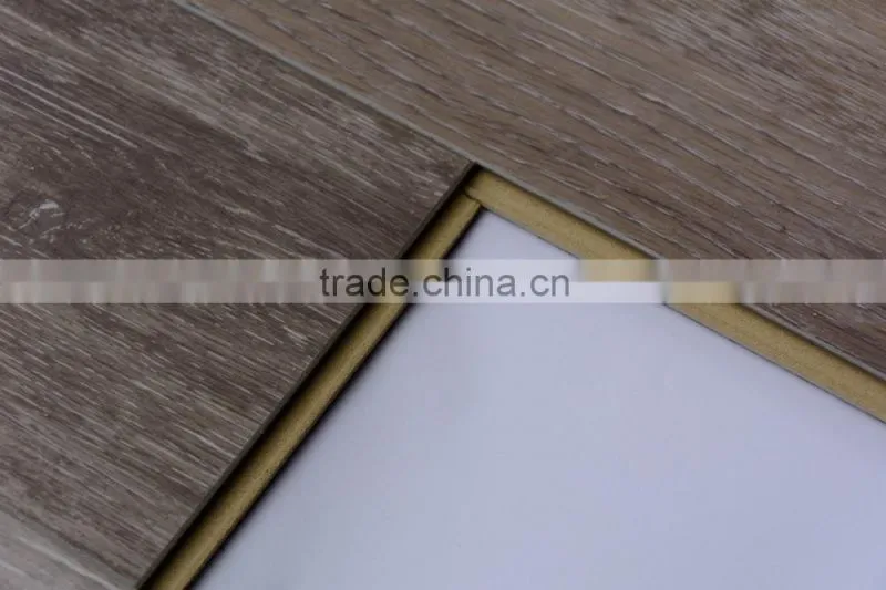 2015 best selling water proof wood plastic composite vinyl top WPC flooring