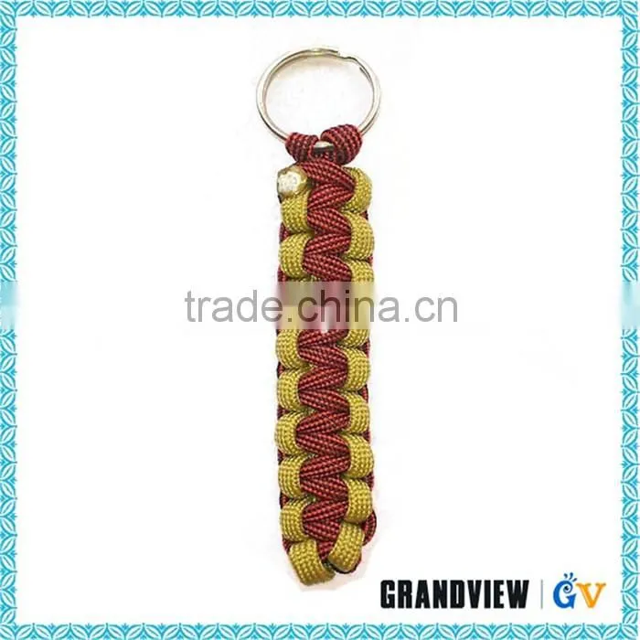 High Quality custom Survival 550 Paracord Keychain