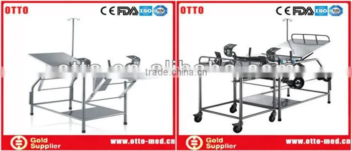 Adjustable backrest adjustable medical examination couch patient examination bed