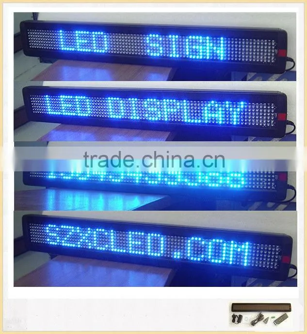 Single line P7.62-7*80B LED sign company