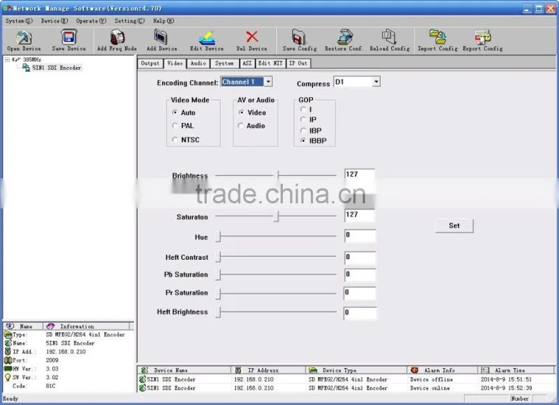 SC-1113 SDI ASI SD Encoder