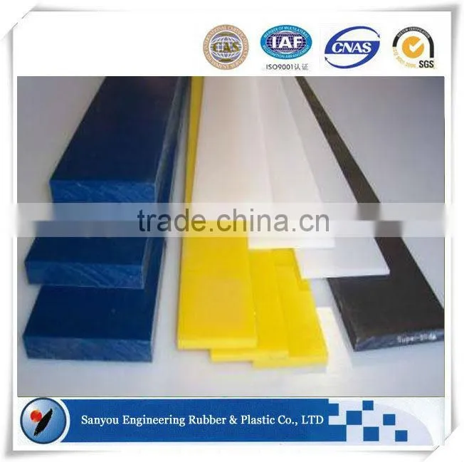 High impact strength polyethylene yellow uhmw sheet