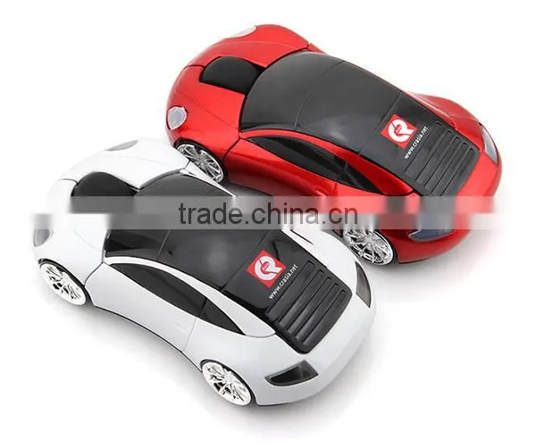 wheeled scroll vehicle shaped wireless mouse