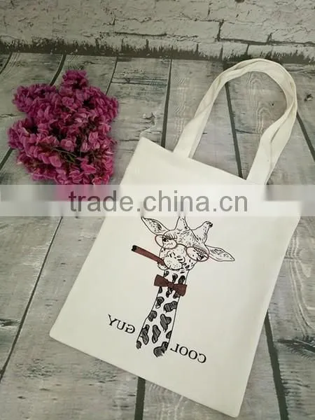 Factory price recyclable 8oz cotton canvas tote bag for shopping