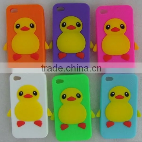 cute silicone case for mobile phone,3D silicone cell phone case,factory price