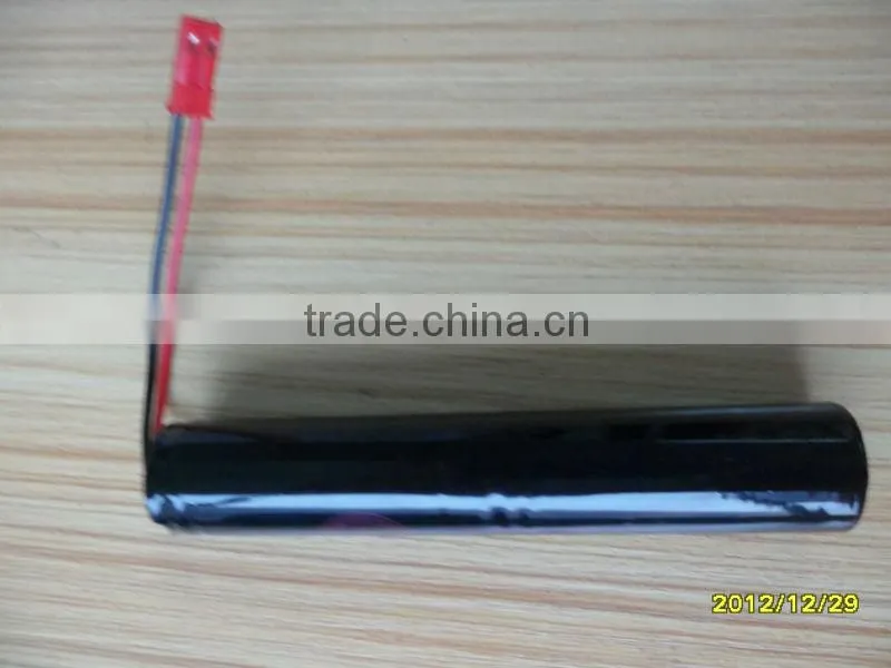 7.4V 18650 2600mAh lithium battery with JST