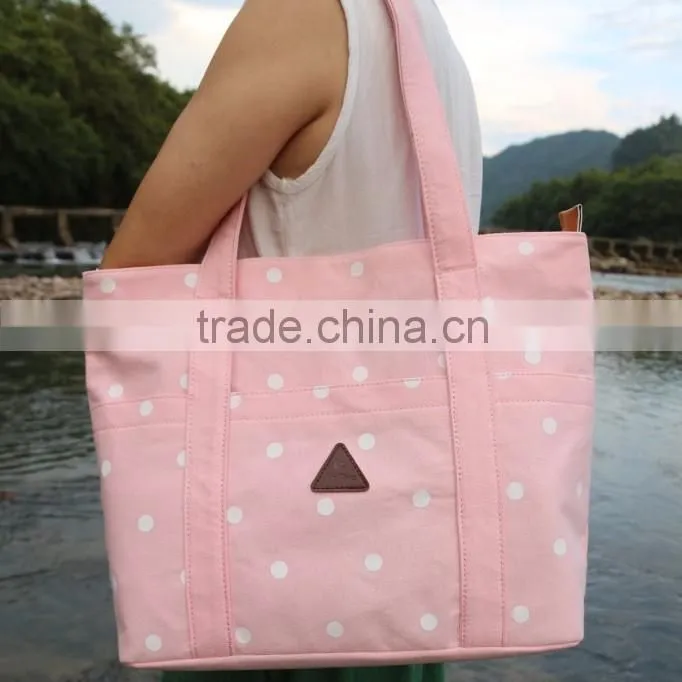 Canvas wholesale 2016 fashion beach bags tote bag