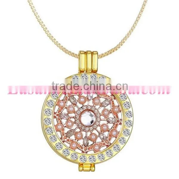 Fashion gold jewelry necklace/choker locket necklace