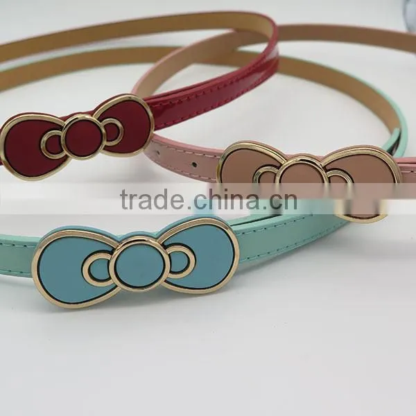 Lady's fashion bow tie belt for dress