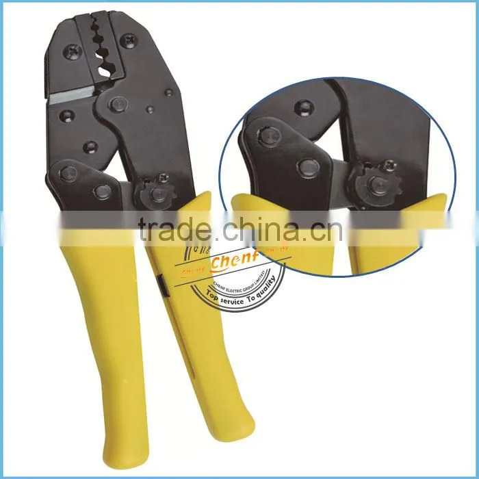 Hot Sell Cheapest Coaxial Crimping Tool Ratchet Cable Pressing Pliers