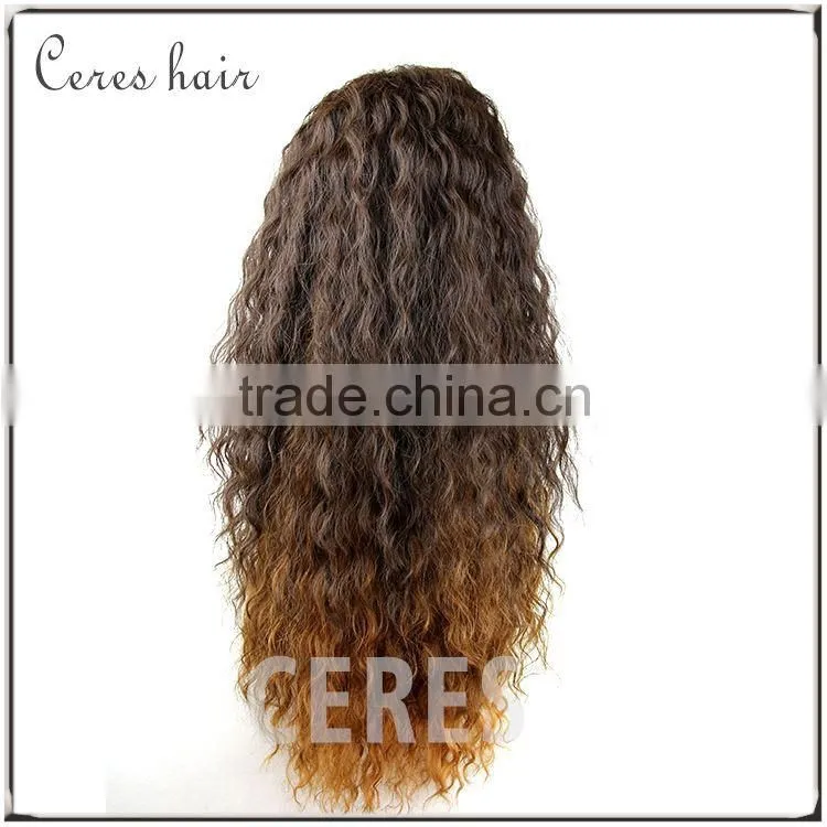 Brazilian ombre 22 inch thick human hair wig 180% density full lace wigs for black women