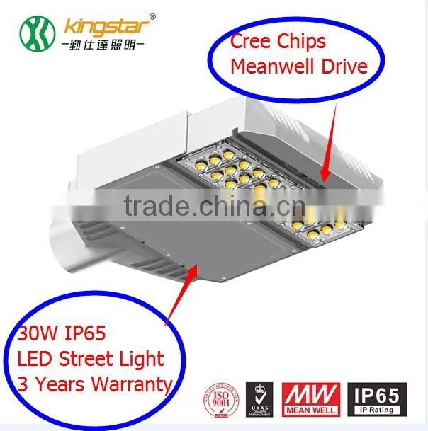king star led street lighting led high power 30W LED Street Light IP65 street light led